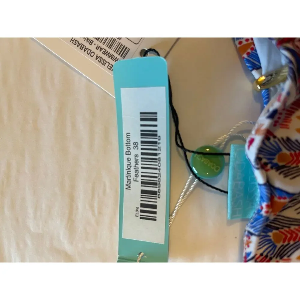 NWT: Melissa Obadash Martinique Bottom in Feathers Size 2